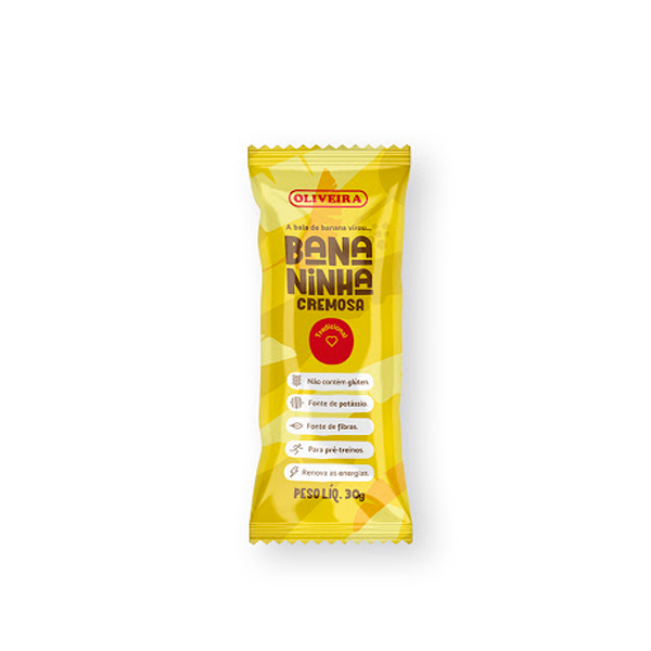 Bananinha Cremosa Oliveira 30g-Emporio-da-Terra