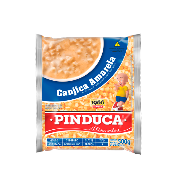 Canjica Amarela Pinduca 500g-Emporio-da-Terra