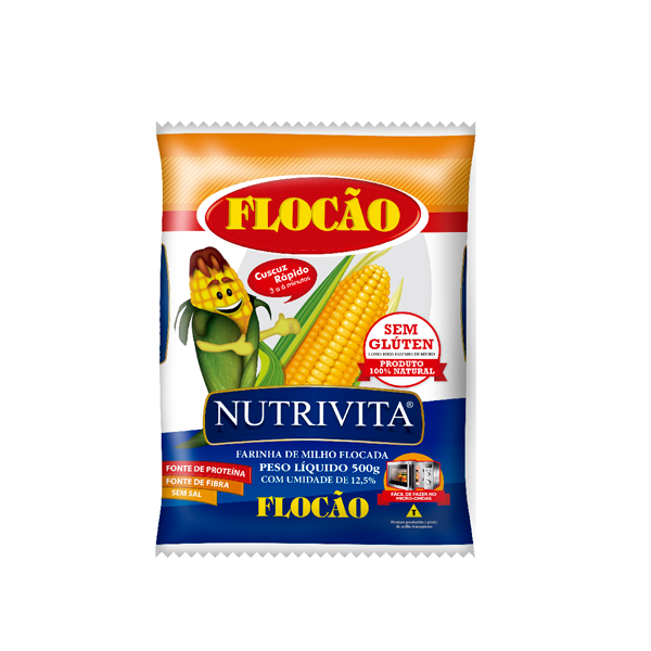 Flocão de Milho Nutrivita 500g -Emporio-da-Terra