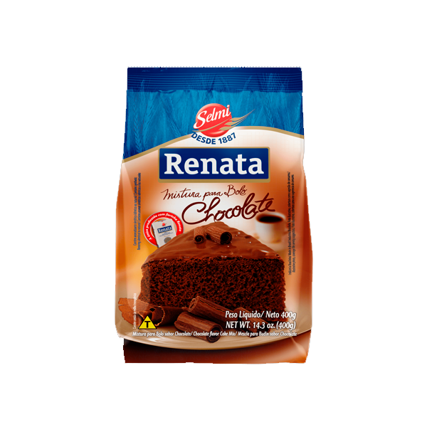 Mistura para bolo Renata Chocolate 400g-Emporio-da-Terra