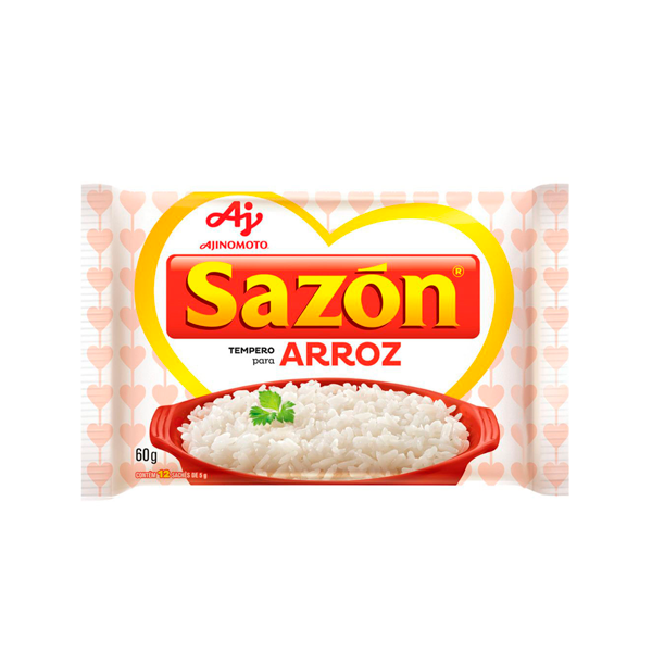 Sazón Arroz 12 saches 60g -Emporio-da-Terra